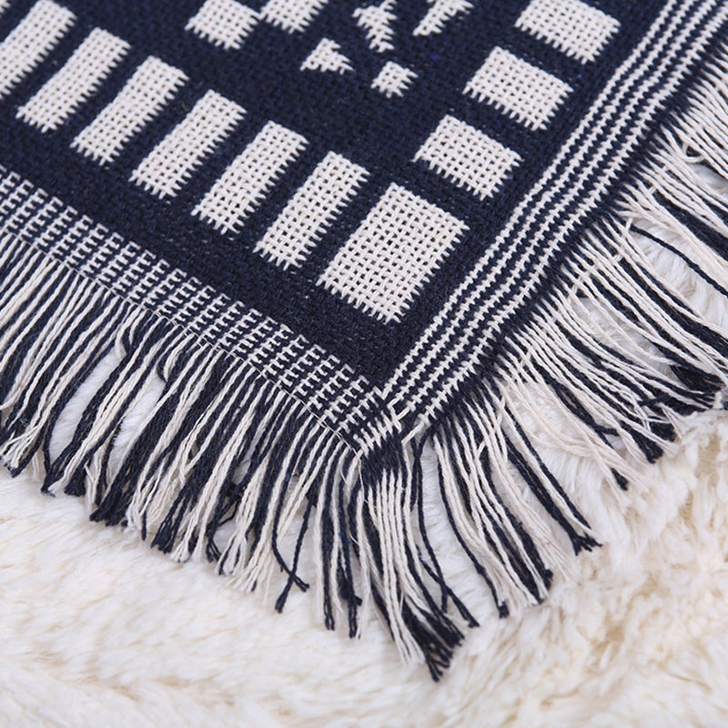 Modern Comfort Unveiled - Cotton Thread Blanket in Various Sizes for Every Space - FlaxLin Eco Textiles