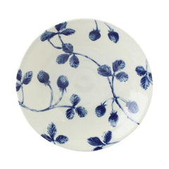 Japanese Floral Elegance: Household Ceramic Dish - FlaxLin Eco Textiles