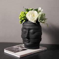 Nordic Simplicity: Art Vase Avatar Creative Ornaments - FlaxLin Eco Textiles