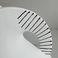 Scandinavian Creative Minimalist Ceramic Vase Ornaments - FlaxLin Eco Textiles