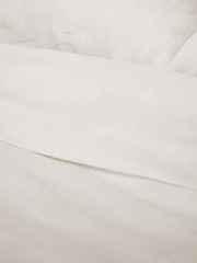 Creame White Soft Linen Sheet - Bedroom, Linen sheet - FlaxLin Eco Textiles